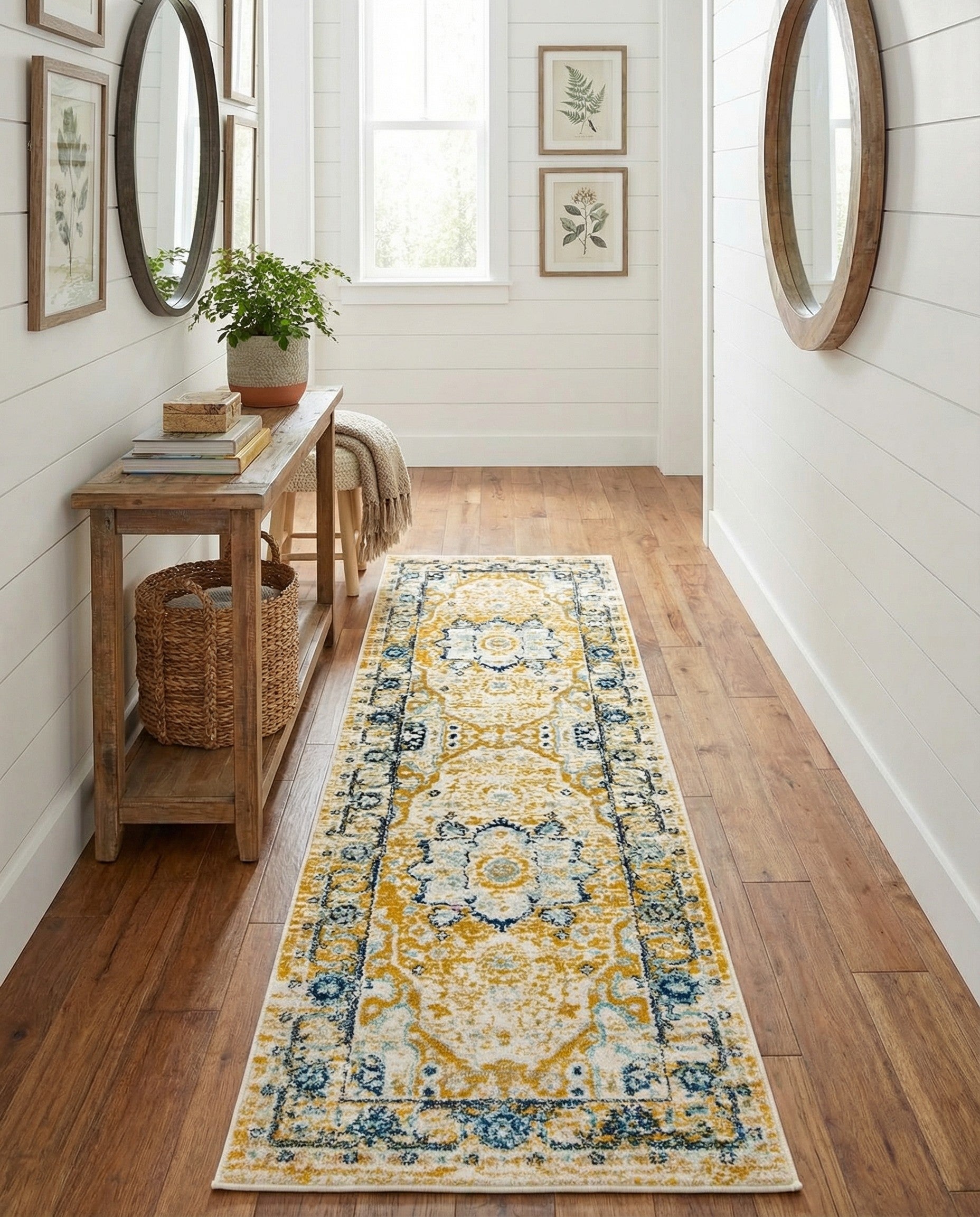 2' 7 x 10' Madeline Vintage Runner Rug