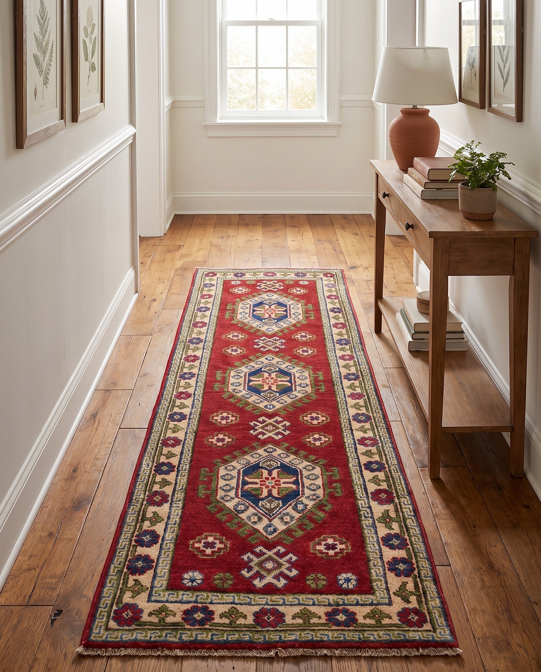 2' x 5' 11 Hand Knotted Kazak Runner Rug