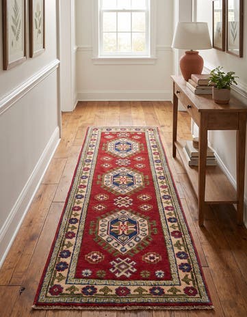 2' x 5' 11 Hand Knotted Kazak Runner Rug
