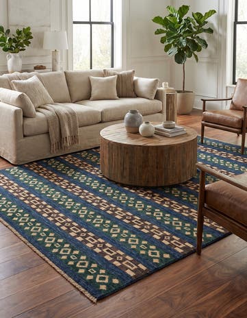 5' 1 x 7' 2 Hand Knotted Ziegler Modern Rug