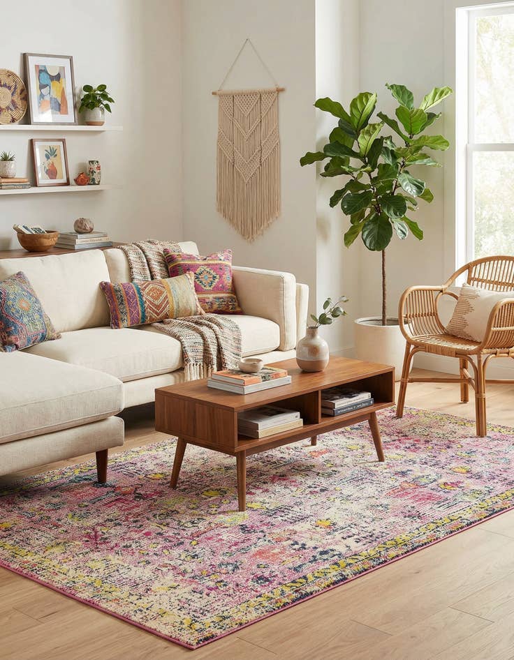 Detail image of 5' x 8' Washable El Paso Rug