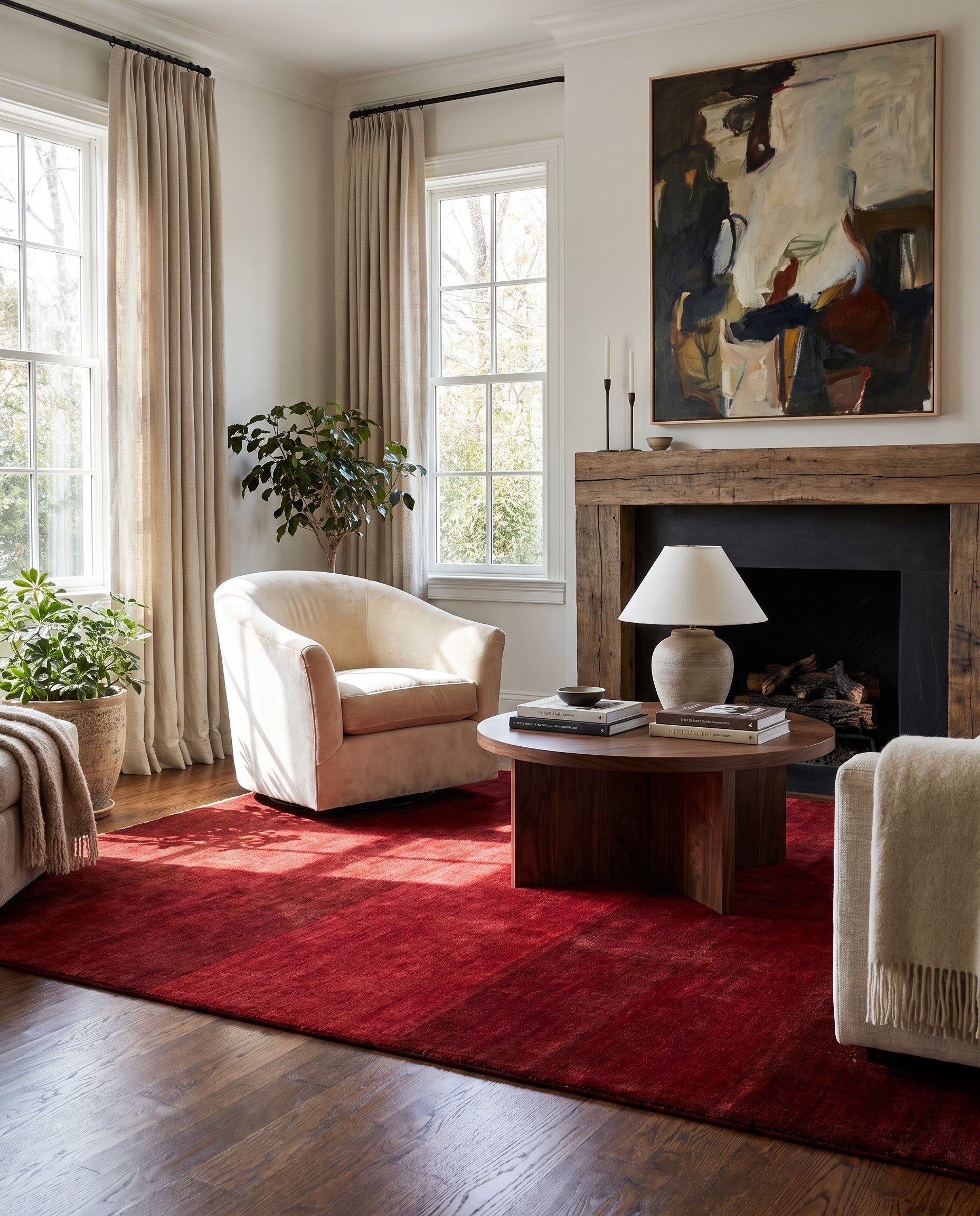 6' 6 x 6' 7 Gabbeh Square Rug