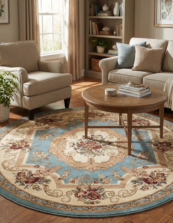6' x 6' Chateau Round Rug