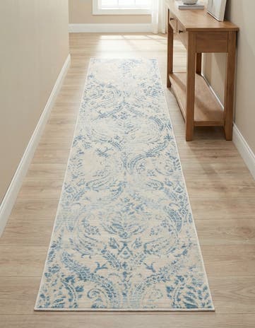 Blue Restoration Runner Rug