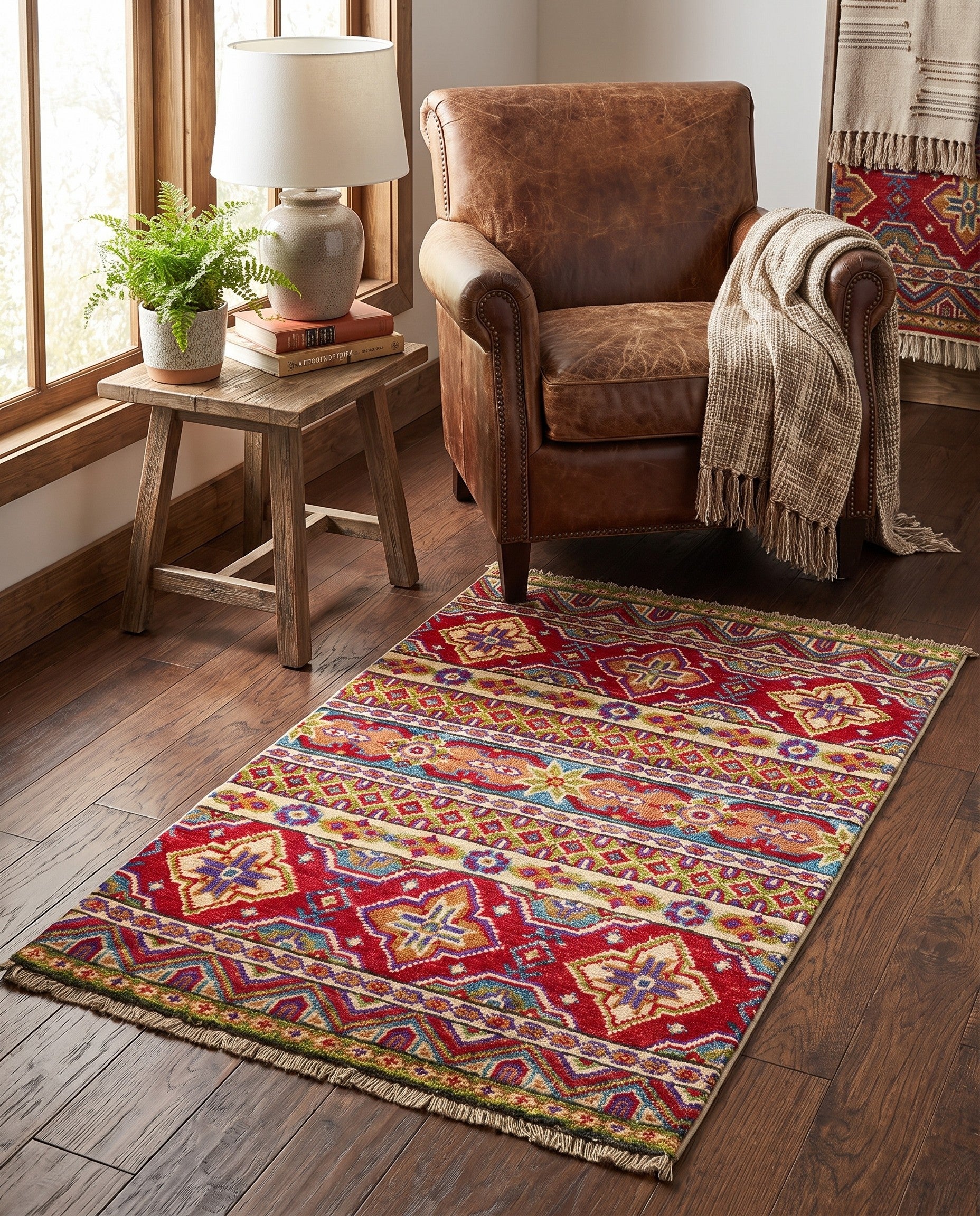 2' 1 x 3' 1 Hand Knotted Kazak Rug