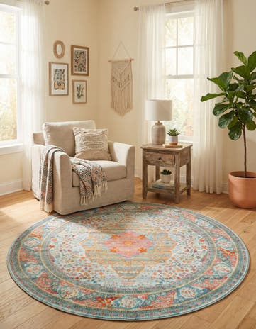 5' 5 x 5' 5 Havana Round Rug