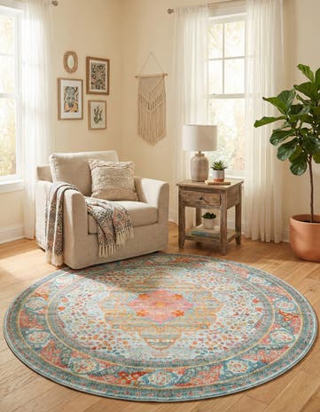5' 5 x 5' 5 Havana Round Rug