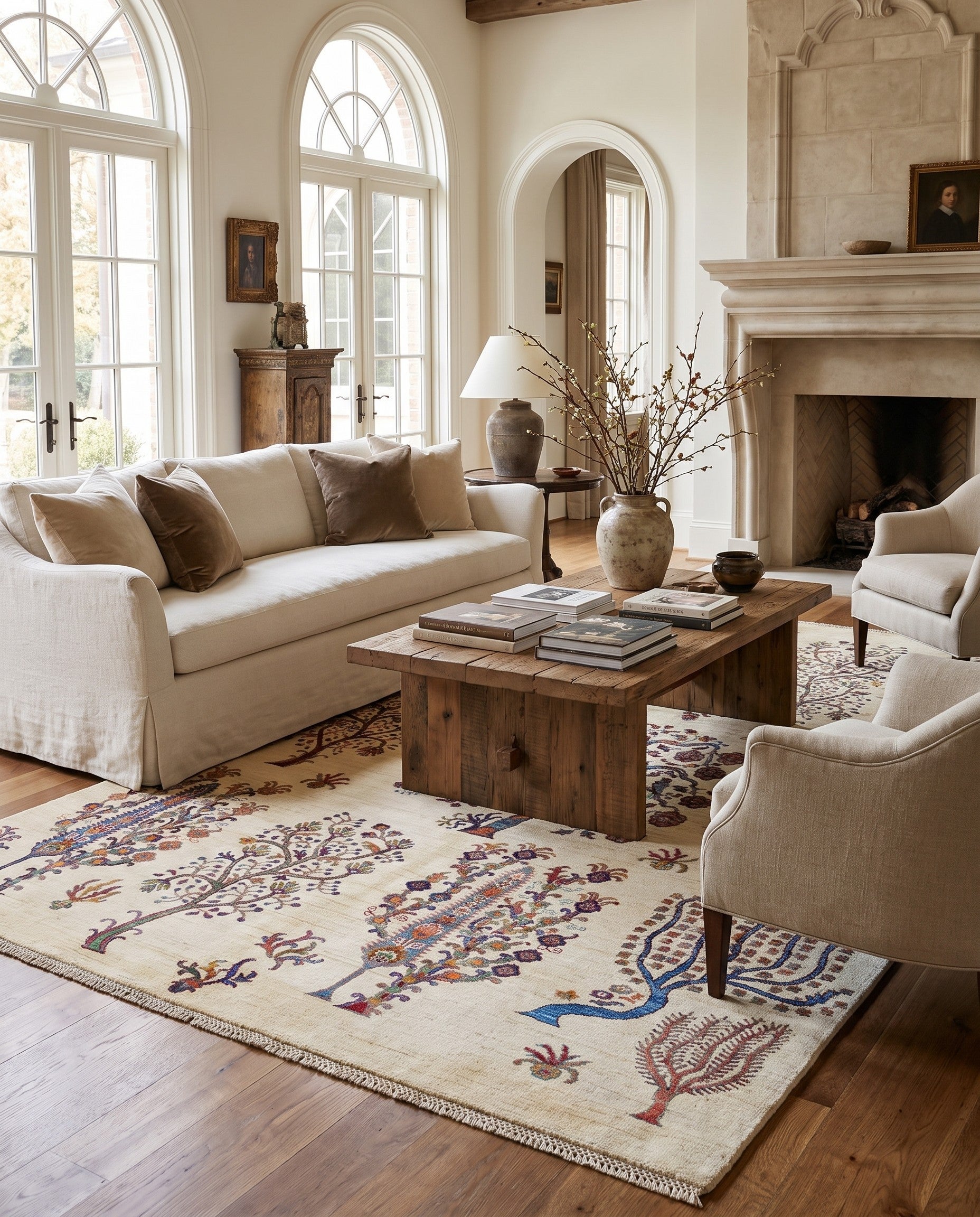 5' 9 x 7' 10 Hand Knotted Ariana Ziegler Rug