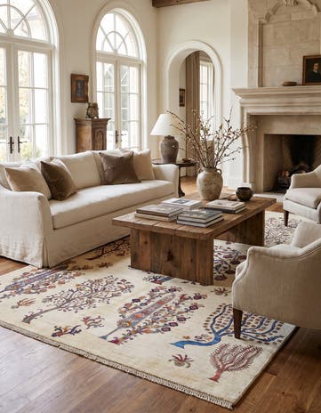 5' 9 x 7' 10 Hand Knotted Ariana Ziegler Rug