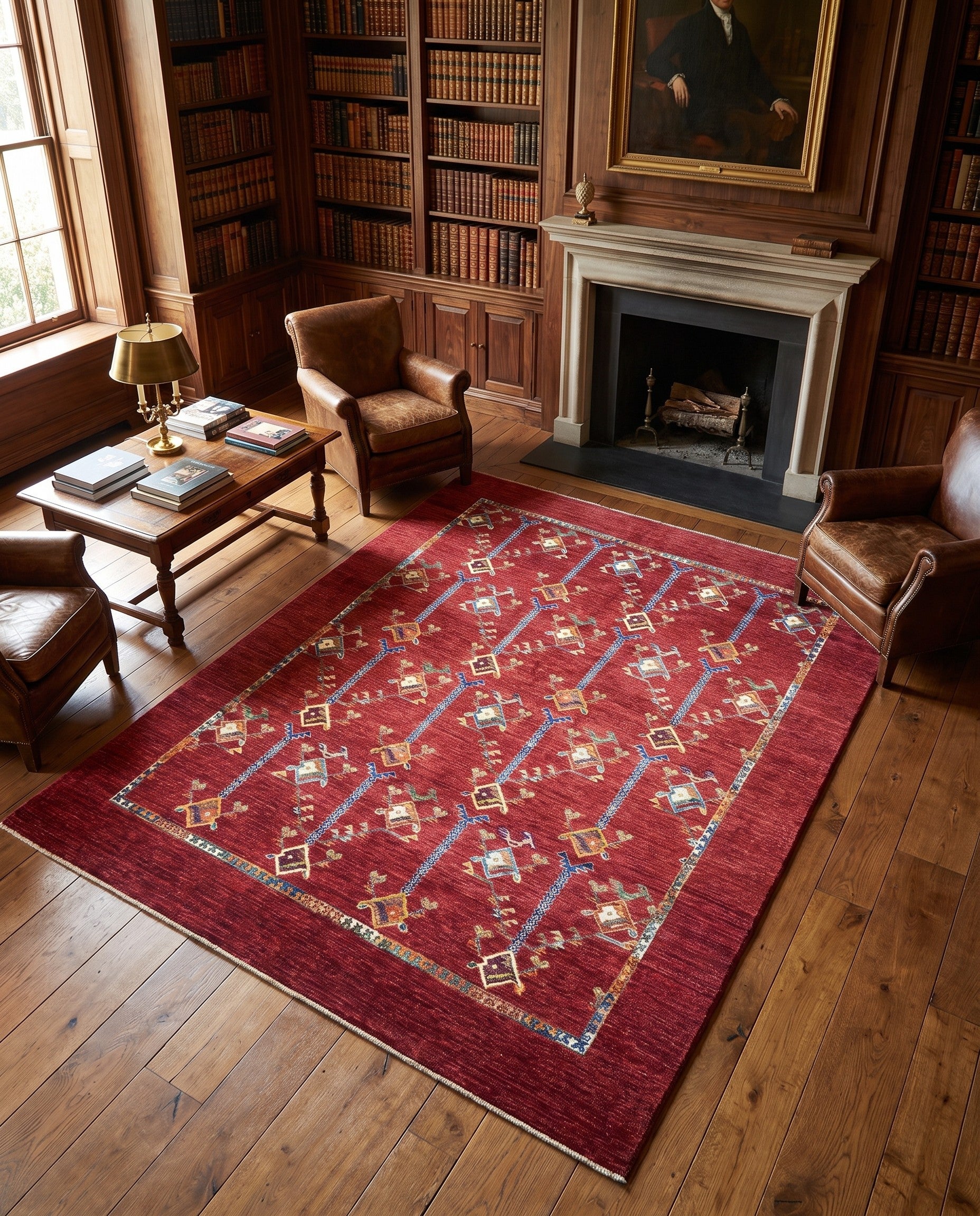 6' 3 x 8' 4 Hand Knotted Ariana Ziegler Rug