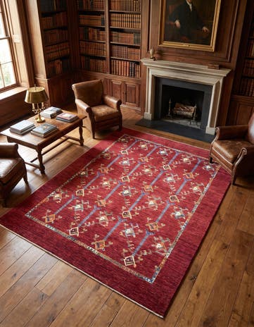 6' 3 x 8' 4 Hand Knotted Ariana Ziegler Rug