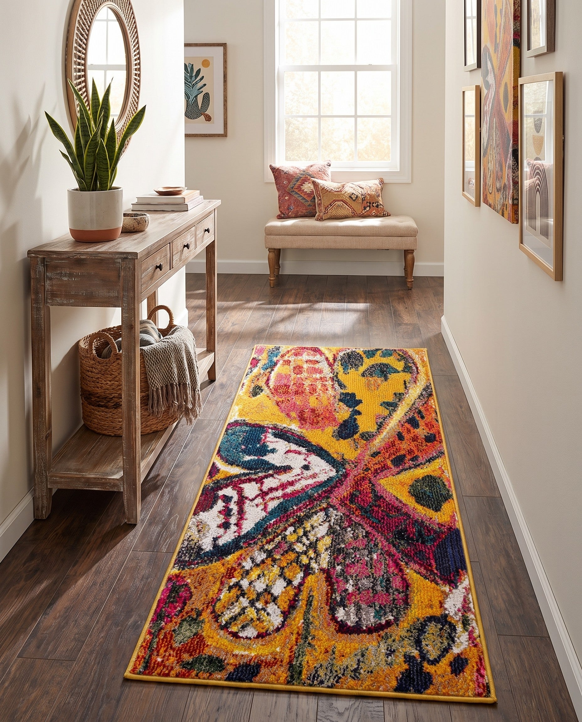 2' x 4' Washable Haerfest Runner Rug