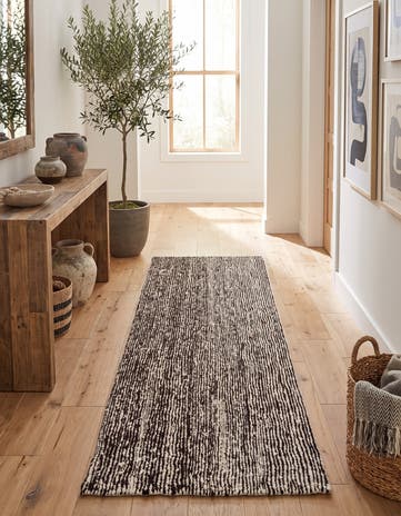 3' x 7' 11 Hand Knotted Moroccan Wool Runner Rug