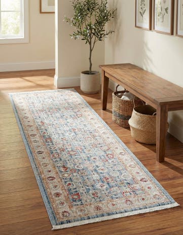 Blue Noble Runner Rug