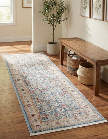 Blue Noble Runner Rug