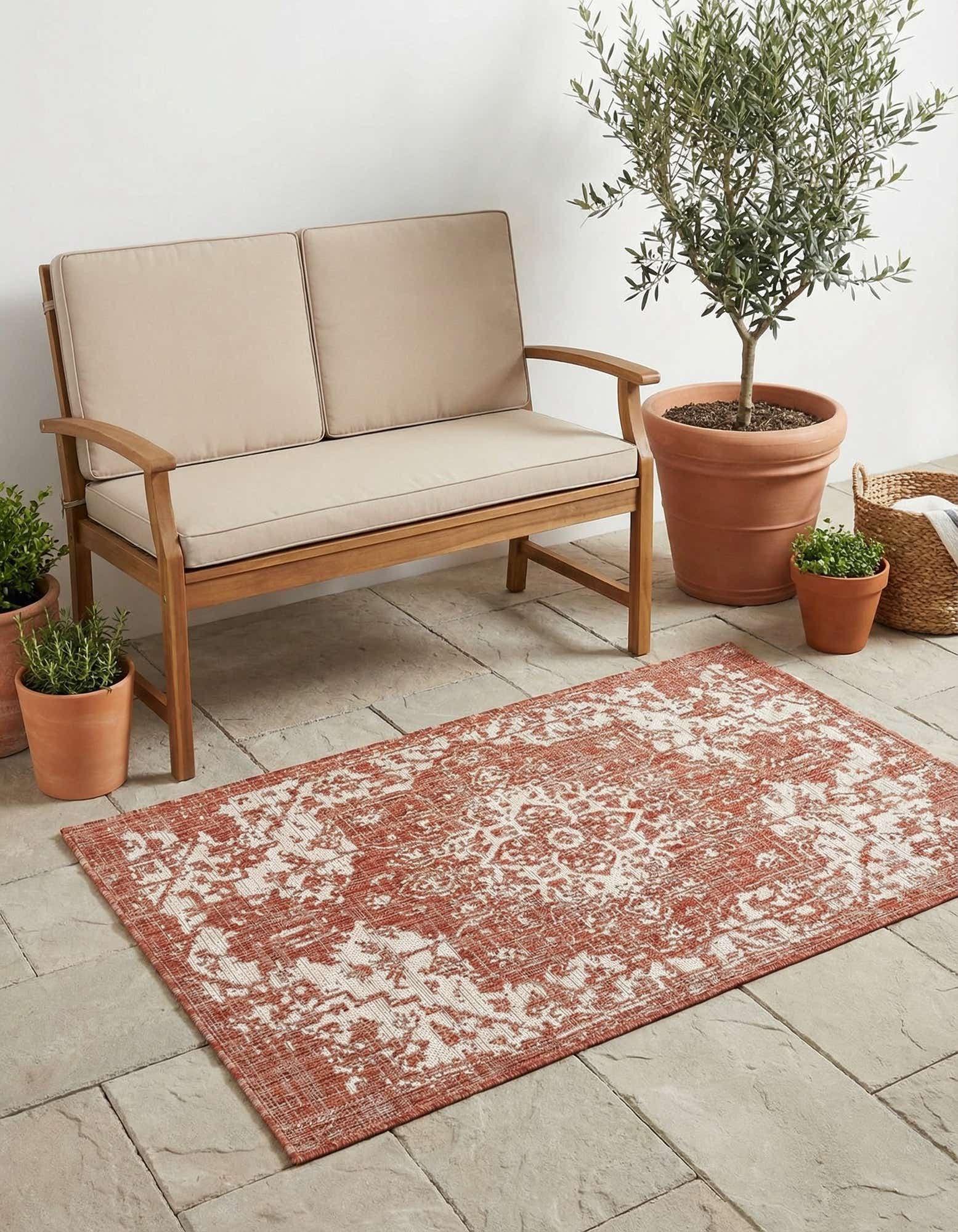 3' x 5' 3 Easy-Clean Jill Zarin Dubai Indoor / Outdoor Rug