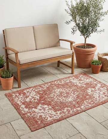3' x 5' 3 Easy-Clean Jill Zarin Dubai Indoor / Outdoor Rug