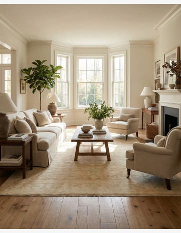 8' 1 x 9' 7 Hand Knotted Oushak Wool Rug