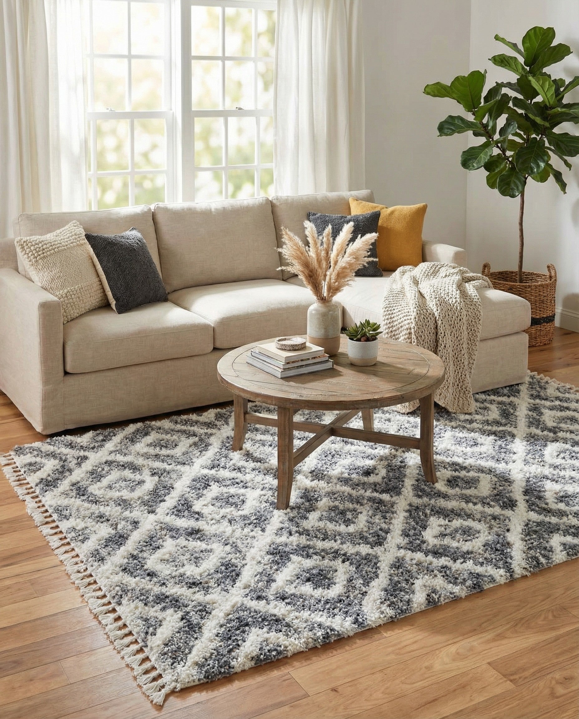 5' x 8' Lagom Shag Rug