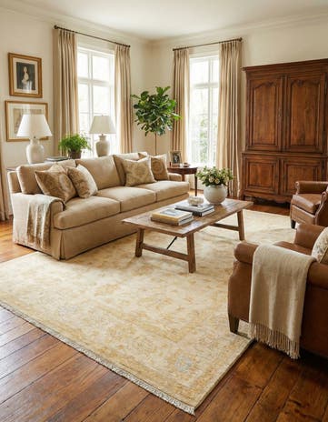 6' 8 x 9' 11 Ziegler Wool Rug