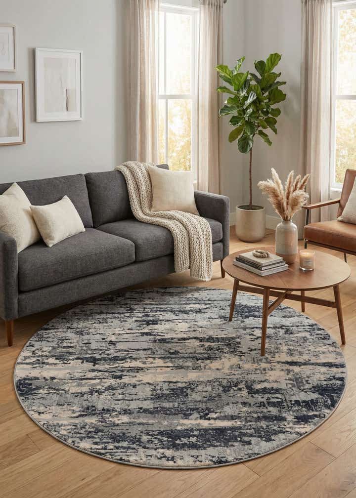 7' x 7' Caspian Round Rug