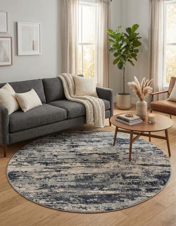 7' x 7' Caspian Round Rug