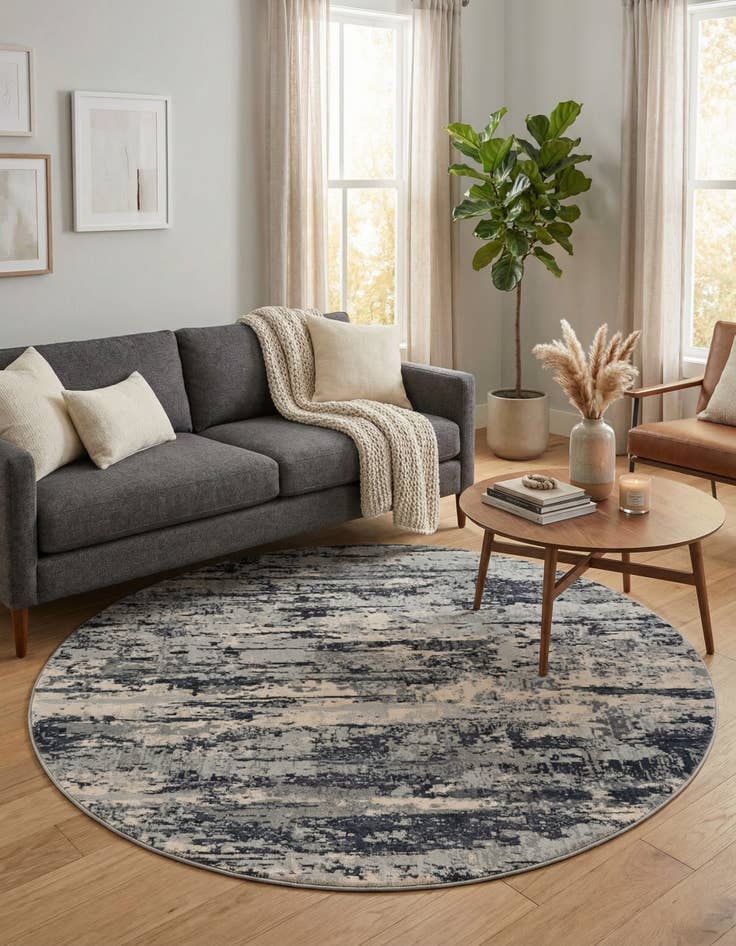 Detail image of 7' x 7' Caspian Round Rug