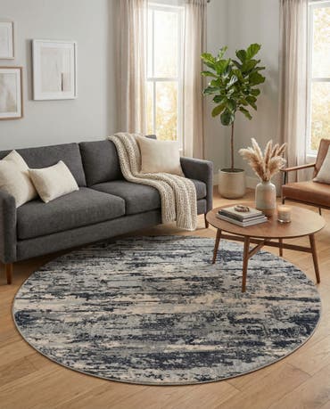  7' x 7' Caspian Round Rug