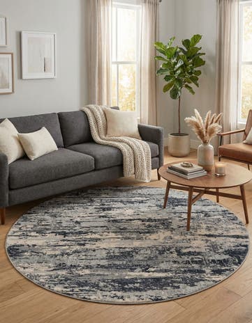 7' x 7' Caspian Round Rug