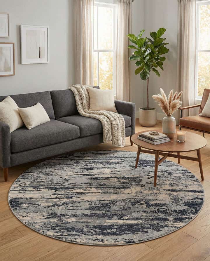 7' x 7' Caspian Round Rug