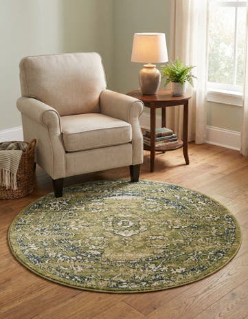 4' x 4' Charleston Round Rug