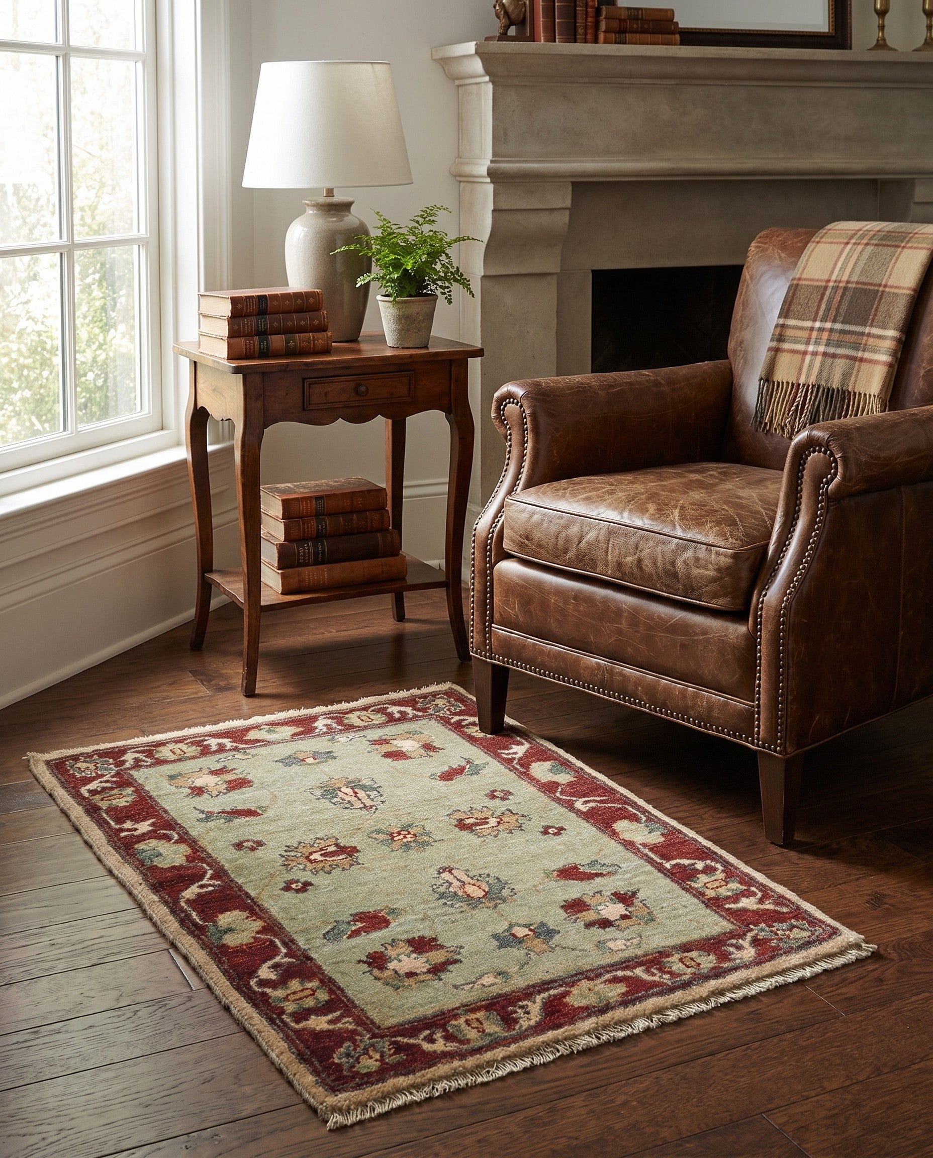 1' 10 x 2' 11 Hand Knotted Ariana Ziegler Rug