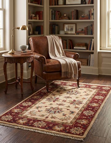 2' x 3' 5 Hand Knotted Ziegler Rug