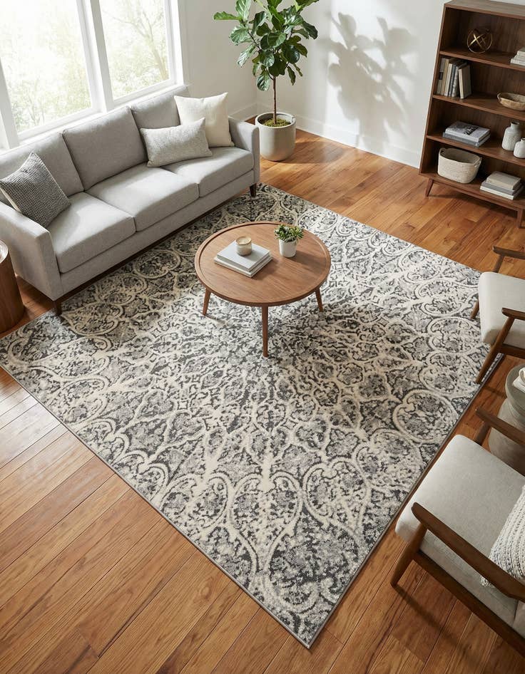 Detail image of 7' 10 x 7' 10 Monte Carlo Square Rug