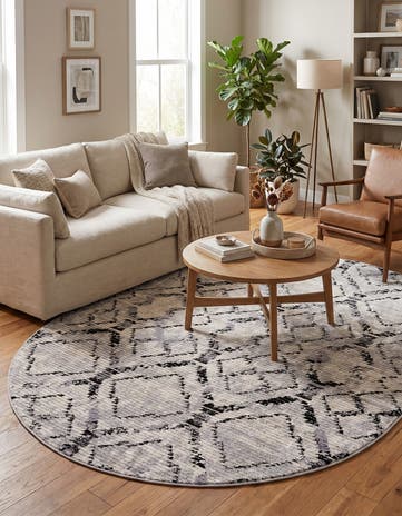 Ivory Tucson Oval Rug