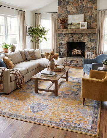 10' 6 x 13' Washable Francesca Rug