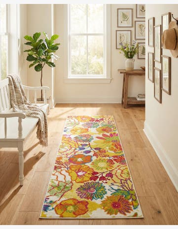 Ivory Tuscany Runner Rug
