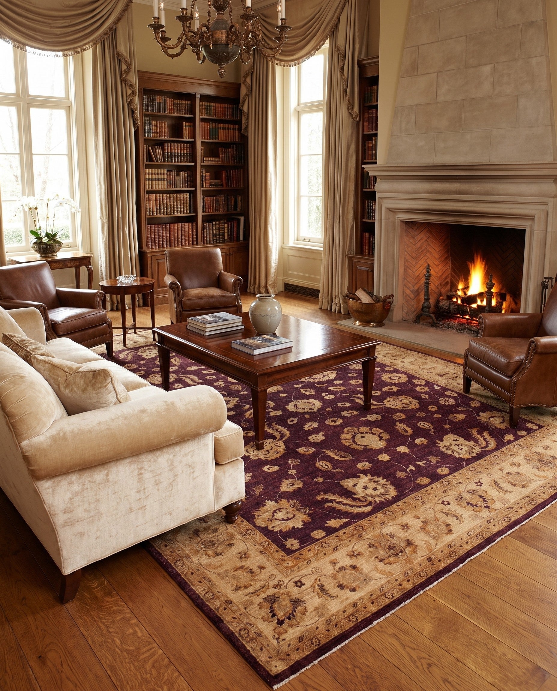 10' 2 x 14' 1 Hand Knotted Ziegler Rug