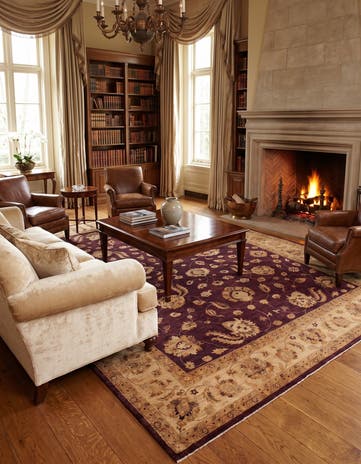 10' 2 x 14' 1 Hand Knotted Ziegler Rug