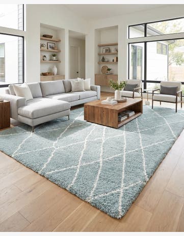 7' 10 x 11' Soft Touch Shag Rug