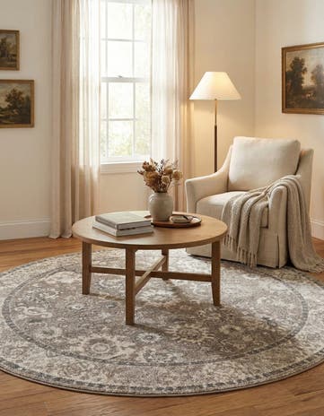 6' x 6' Carrington Round Rug