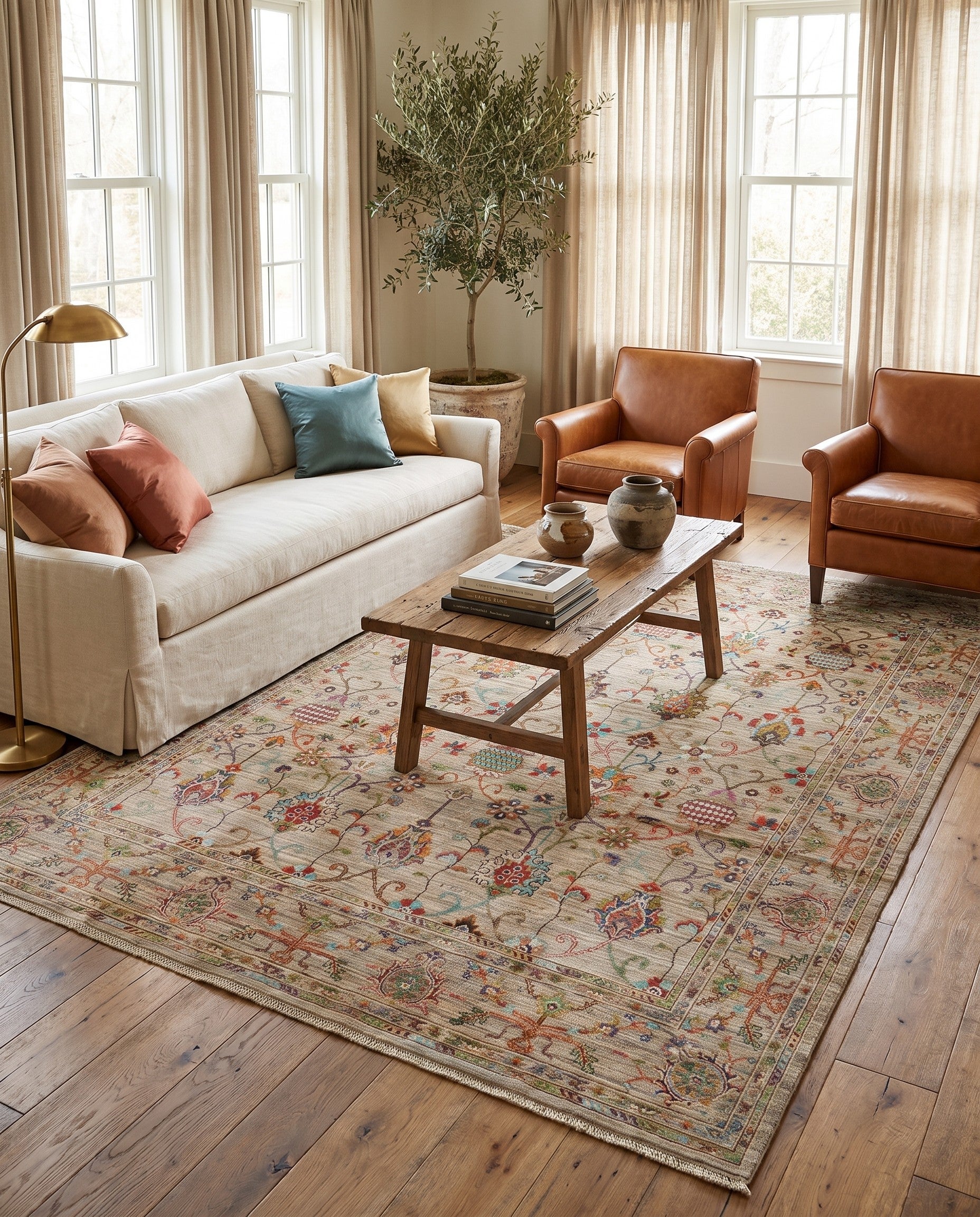 8' x 9' 10 Hand Knotted Ariana Rug