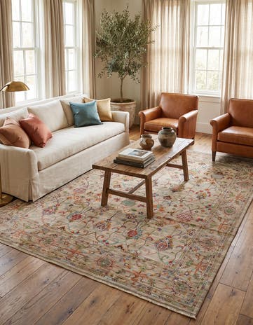 8' x 9' 10 Hand Knotted Ariana Rug