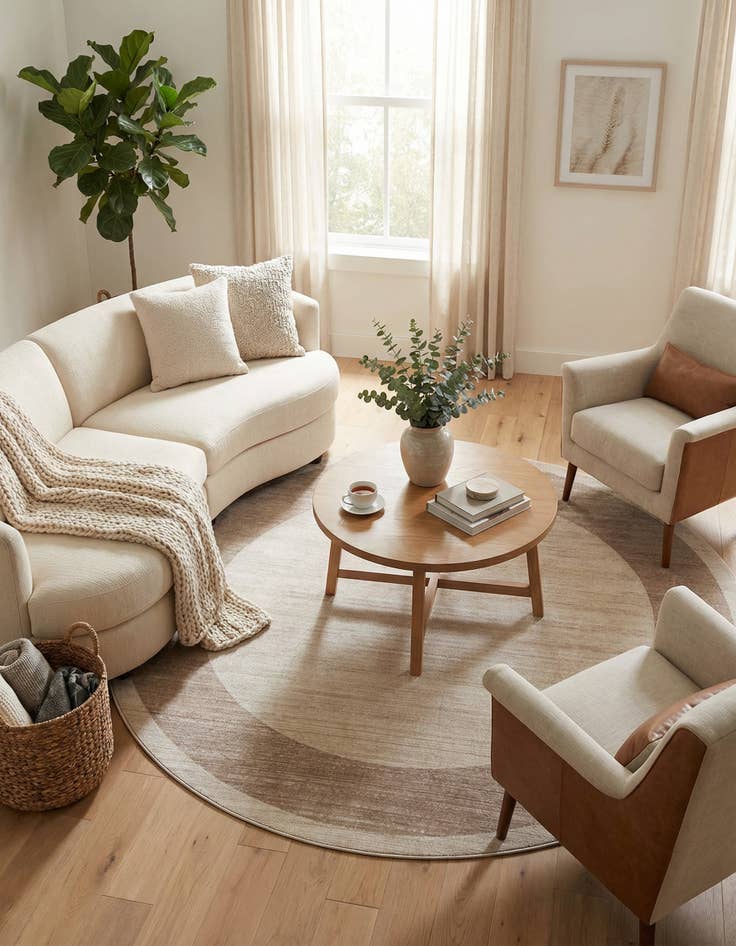 Detail image of 8' x 8' Uptown Yorkville Round Rug