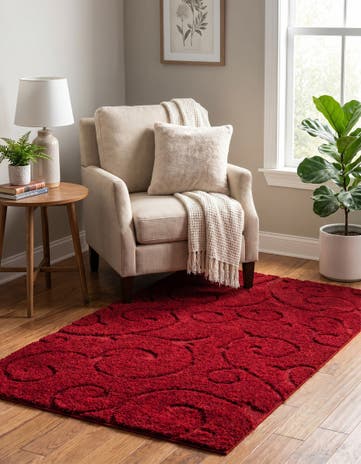 3' 3 x 5' 3 Botanical Shag Rug
