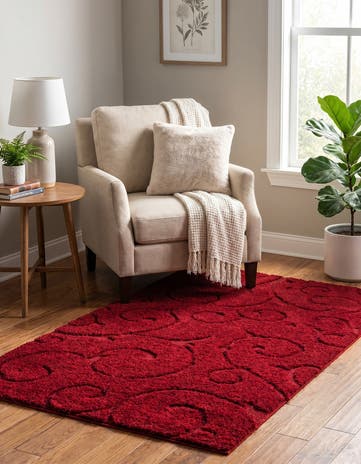 3' 3 x 5' 3 Botanical Shag Rug