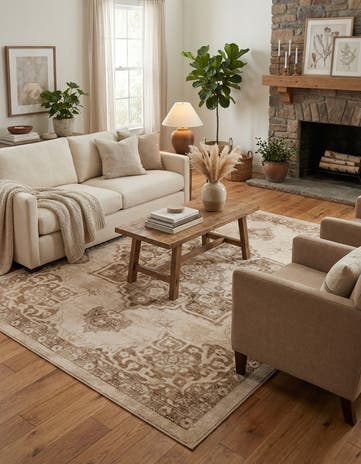 Beige Arcadia Rug
