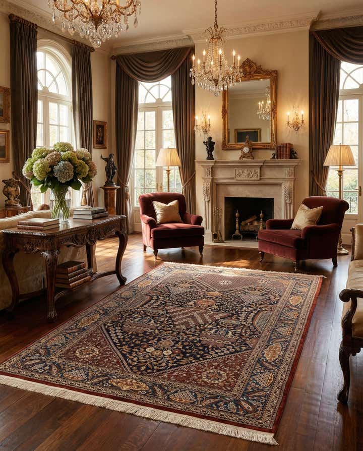 5' 1 x 8' 2 China Silk Rug