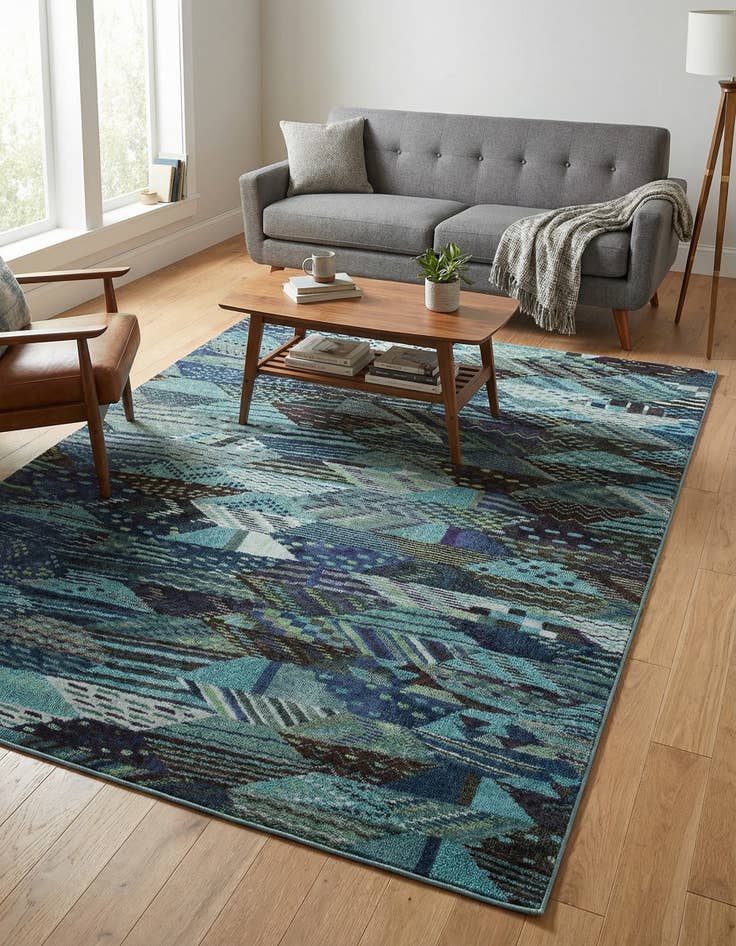 Detail image of 8' x 10' Washable Mesa Rug