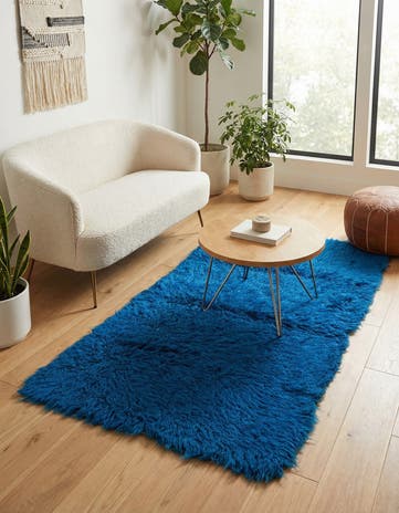 3' 3 x 5' 7 Hand Knotted Moroccan Wool Rug